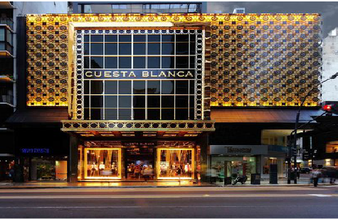 桑植门头设计与商业空间的纽带。