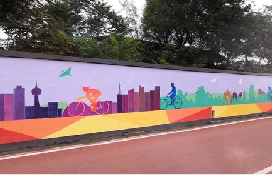 桑植墙体彩绘-围墙