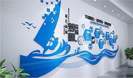 桑植海浪主题文化墙如何设计？