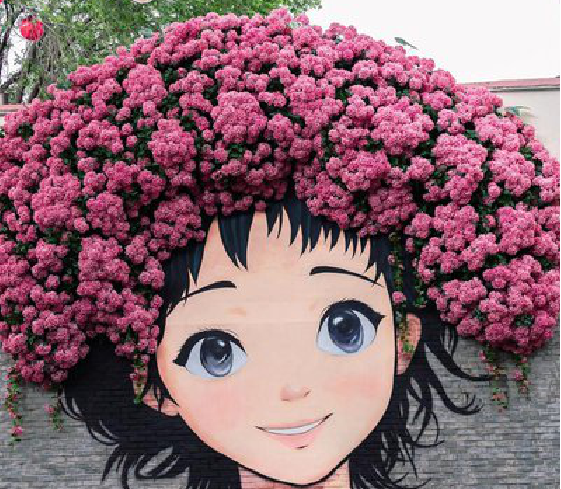 桑植墙体彩绘-网红墙打卡