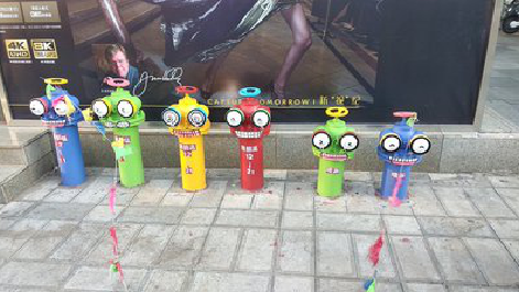 桑植商业区彩绘