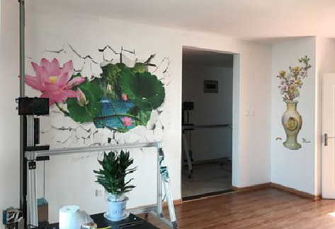 桑植墙体彩绘相比墙纸的优势。