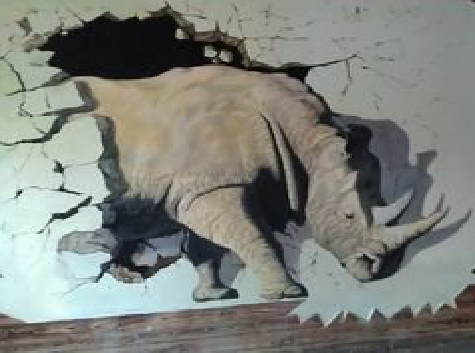 桑植在墙绘中，如何绘制3D效果？