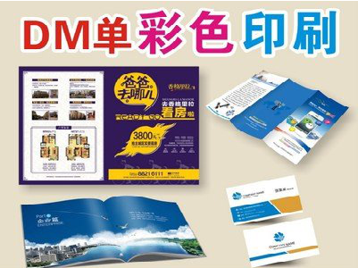 桑植单页印刷，色彩搭配简单。