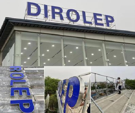 桑植楼顶发光字安装的注意事项。